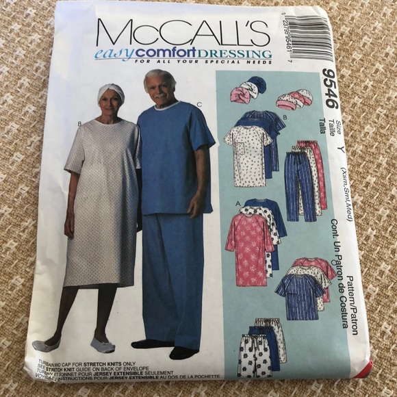NWT McCall’s easy comfort sewing pattern  for special needs scrubs - Picture 1 of 16